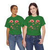 Wildflowers and Pink Roses, Graphic T-Shirts for Women, Floral Shirt, Womens Short Sleeve, Ladies Graphic Tees #5015TTS