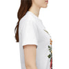 Wildflowers and Pink & Yellow Roses, Graphic T-Shirts for Women, Floral Shirt, Womens Short Sleeve, Ladies Graphic Tees #5149TTS