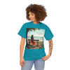 Have You Forgiven Your Ex?  Woman on Bench Looking at Waves, Forgiving T-Shirt, Forgiveness, Relationship Healing Top #5002STS