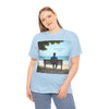 Have You Forgiven Your Ex?  Man on Bench Looking at Waves, Forgiving T-Shirt, Forgiveness, Relationship Healing Top #5005STS