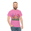 Wildflowers, Graphic T-Shirts for Women, Floral Shirt, Womens Short Sleeve, Ladies Graphic Tees #5117TTS