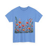 Wildflowers, Graphic T-Shirts for Women, Floral Shirt, Womens Short Sleeve, Ladies Graphic Tees #5102TTS