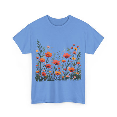 Wildflowers, Graphic T-Shirts for Women, Floral Shirt, Womens Short Sleeve, Ladies Graphic Tees #5102TTS