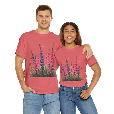 Wildflowers, Graphic T-Shirts for Women, Floral Shirt, Womens Short Sleeve, Ladies Graphic Tees #5119TTS