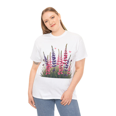 Wildflowers, Graphic T-Shirts for Women, Floral Shirt, Womens Short Sleeve, Ladies Graphic Tees #5119TTS