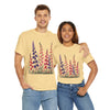 Wildflowers, Graphic T-Shirts for Women, Floral Shirt, Womens Short Sleeve, Ladies Graphic Tees #5118TTS