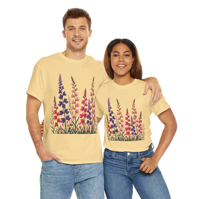 Wildflowers, Graphic T-Shirts for Women, Floral Shirt, Womens Short Sleeve, Ladies Graphic Tees #5118TTS