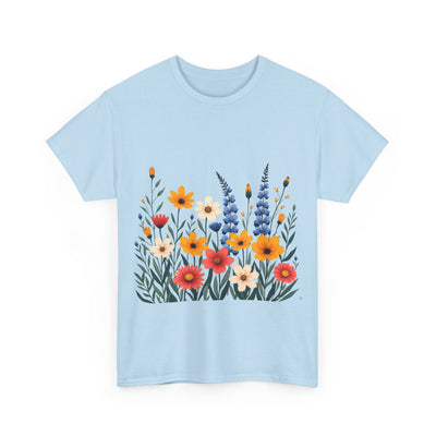 Wildflowers, Graphic T-Shirts for Women, Floral Shirt, Womens Short Sleeve, Ladies Graphic Tees #5111TTS