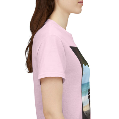 Have You Forgiven Your Ex?Man on Bench Looking at Waves, Forgiving T-Shirt, Forgiveness, Relationship Healing Top #5005STS