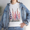 Wildflowers, Graphic T-Shirts for Women, Floral Shirt, Womens Short Sleeve, Ladies Graphic Tees #5118TTS