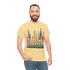 Wildflowers, Graphic T-Shirts for Women, Floral Shirt, Womens Short Sleeve, Ladies Graphic Tees #5120TTS