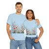 Wildflowers, Graphic T-Shirts for Women, Floral Shirt, Womens Short Sleeve, Ladies Graphic Tees #5104TTS