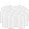 Set of 20 White Pillar Candles,Dripless and Smokeless Dinner Candle, 2x4” Pillar Candles for Parties Weddings Lantern Home Décor