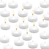 JHENG 50 Pack Floating Candles, 2'' White Unscented Dripless Wax Burning Candles, for Cylinder Vases, Weddings, Party and Holiday