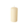 PAPSTAR 2x4 Unscented Ivory Pillar Candles Set of 8 | Premium European Made 16h Burning Time | Dripless, Smokeless Candle, for Wedding, Party, and Spa Bulk Candles