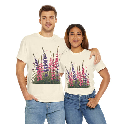 Wildflowers, Graphic T-Shirts for Women, Floral Shirt, Womens Short Sleeve, Ladies Graphic Tees #5119TTS