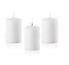 D'light Online 15 Hour Unscented White Emergency and Events Bulk Votive Candles for Wedding Votives, Luminary Candles, Restaurants, Churches and Decorations (Set of 144 - White, 15 Hour)