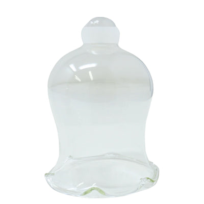 Clear Glass Votive Cups with Peg 6 Pack, Tulip Votive for Candelabra Candle Holder, Home Interior Candle Sconce Glass Replacement Parts, Shabbat Candle Glass Oil Lamp, 4E's Novelty (2.75" Tall)