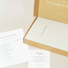 NewlyNamed Box Gift Card - Personalized Name Change After Marriage Kit