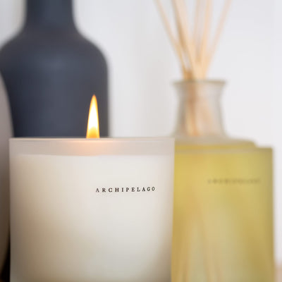 Archipelago Botanicals Havana XL 3-Wick Candle | Bergamot, Tobacco Flower and Ylang Ylang | Premium Wax Blend | Burns Approx. 165 Hours (58 oz)