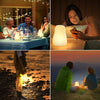 Gewiny Portable Outdoor Table Lamp LED Camping Lantern Light Rechargeable 3000k Dimmable Cordless Lamp for Tables,Waterproof Hanging Lamp Indoor/Outdoor Lamps for Bedroom、Garden、Dining Table、Camping.