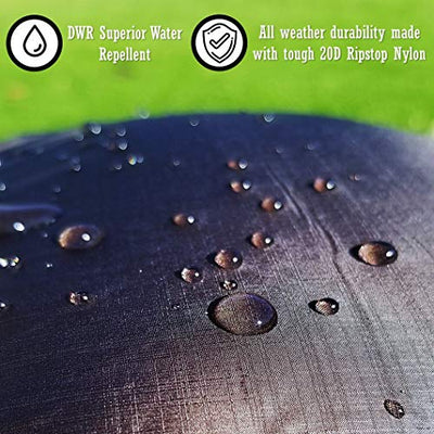 80” x 54 Extra Large Double Insulated Outdoor Camping & Picnic Blanket.Double Puffy, Warm, Packable, Weatherproof, Durable, and Lightweight