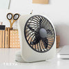 O2COOL Treva 5 Inch Battery Powered Fan Portable Desk Fan 2 Cooling Speeds with Compact Folding & Tilt Design Small Fan Cubicle Accessories Mini Fan Portable 2 Pack (Grey)