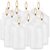 2x4 High White Pillar Candles, Set of 20, Unscented. Bulk Buy. Ideal for Wedding, Emergency Lanterns, Spa, Aromatherapy, Party