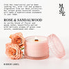 Hidden Label Rose Sandalwood + Jasmine Magnolia Sented Candle