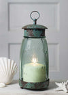 Colonial Tin Works Mason Jar Candle Lantern,Green