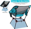 FBSPORT 2 Pack Portable Camping Chairs Lightweight Backpacking Chair Compact & Heavy Duty for Camp, Backpack, Hiking, Beach, Picnic, with Carry Bag