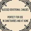 Blessed Sanctuary Series Assorted Religious Candle, White, Case of 12 (5 Cases)