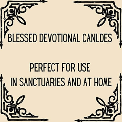 Blessed Sanctuary Series Assorted Religious Candle, White, Case of 12 (5 Cases)