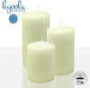 HYOOLA Ivory Pillar Candles 3x6 Inch - Unscented Pillar Candles - 6-Pack - European Made