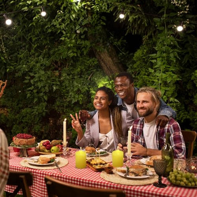 Yusevot 2 Inch Yellow Outdoor Citronella Pillar Candles, 24 Hour 2x3 Inch Dripless Scented Tapered Column Candles for Patio Home Party, Set of 8