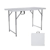 ANJONG ANJ 4ft Folding Table Outdoor Tables Picnic Table Barbecue Camping Tables Courtyard Leisure Portable Tables Balcony Table