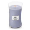 WoodWick Lavender Spa Large Hourglass Candle, Premium Soy Blend Wax, Sophisticated Pluswick Innovation Wood Wick