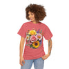 Wildflowers and Pink & Yellow Roses, Graphic T-Shirts for Women, Floral Shirt, Womens Short Sleeve, Ladies Graphic Tees #5145TTS