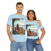 Have You Forgiven Your Ex?  Woman on Bench Looking at Waves, Forgiving T-Shirt, Forgiveness, Relationship Healing Top #5002STS