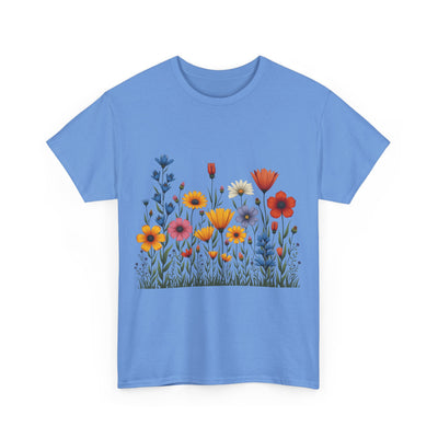 Wildflowers, Graphic T-Shirts for Women, Floral Shirt, Womens Short Sleeve, Ladies Graphic Tees #5116TTS