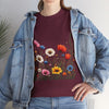 Wildflowers, Graphic T-Shirts for Women, Floral Shirt, Womens Short Sleeve, Ladies Graphic Tees #5109TTS