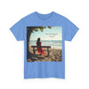 Have You Forgiven Your Ex?  Woman on Bench Looking at Waves, Forgiving T-Shirt, Forgiveness, Relationship Healing Top #5002STS