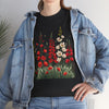 Wildflowers, Graphic T-Shirts for Women, Floral Shirt, Womens Short Sleeve, Ladies Graphic Tees #5122TTS