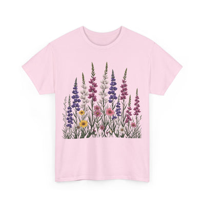 Wildflowers, Graphic T-Shirts for Women, Floral Shirt, Womens Short Sleeve, Ladies Graphic Tees #5124TTS