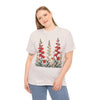 Wildflowers, Graphic T-Shirts for Women, Floral Shirt, Womens Short Sleeve, Ladies Graphic Tees #5123TTS