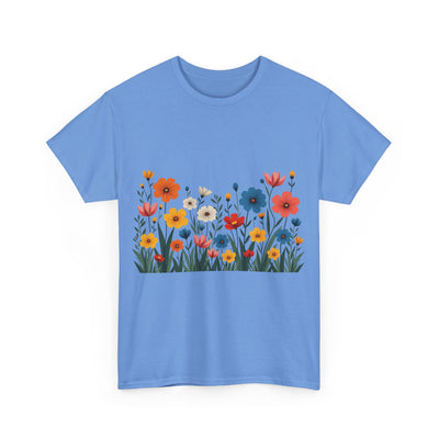 Wildflowers, Graphic T-Shirts for Women, Floral Shirt, Womens Short Sleeve, Ladies Graphic Tees #5112TTS