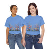 Wildflowers, Graphic T-Shirts for Women, Floral Shirt, Womens Short Sleeve, Ladies Graphic Tees #5104TTS