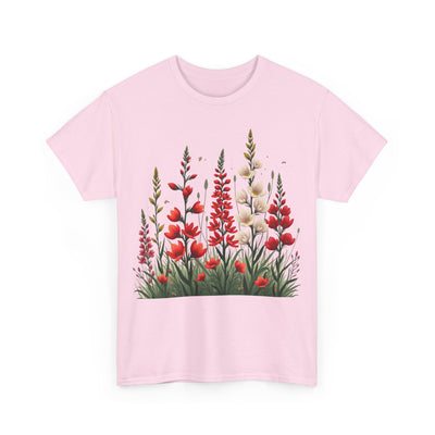 Wildflowers, Graphic T-Shirts for Women, Floral Shirt, Womens Short Sleeve, Ladies Graphic Tees #5122TTS