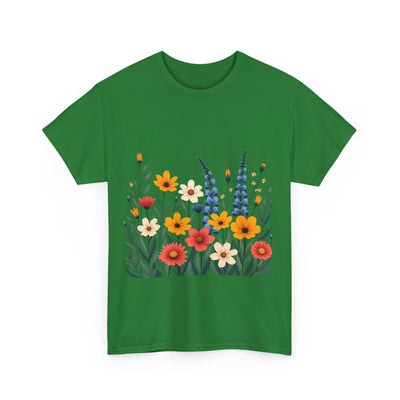 Wildflowers, Graphic T-Shirts for Women, Floral Shirt, Womens Short Sleeve, Ladies Graphic Tees #5111TTS