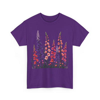 Wildflowers, Graphic T-Shirts for Women, Floral Shirt, Womens Short Sleeve, Ladies Graphic Tees #5118TTS